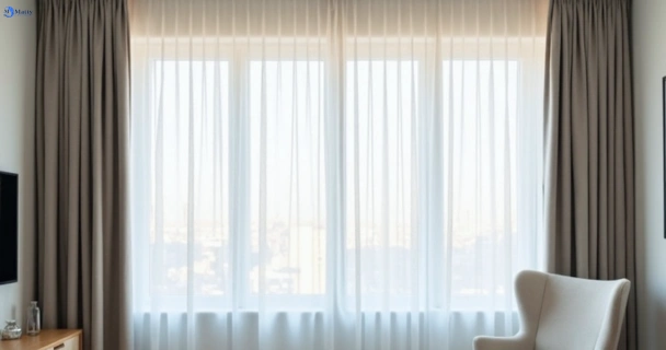 Freshly steam cleaned curtains in anstead QLD